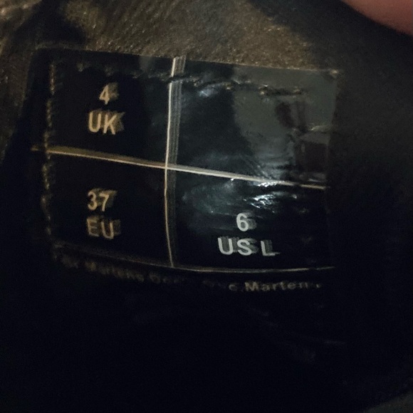 NWOT Black and pink floral canvas Doc Martens Dr. Martens US Women’s 6 UK 4 EU37 - Picture 4 of 4